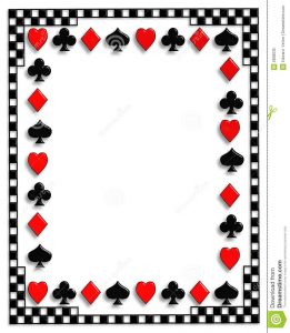 Playing Card Images Free Playing Cards Suits Background Or Frame with proportions 1130 X 1300