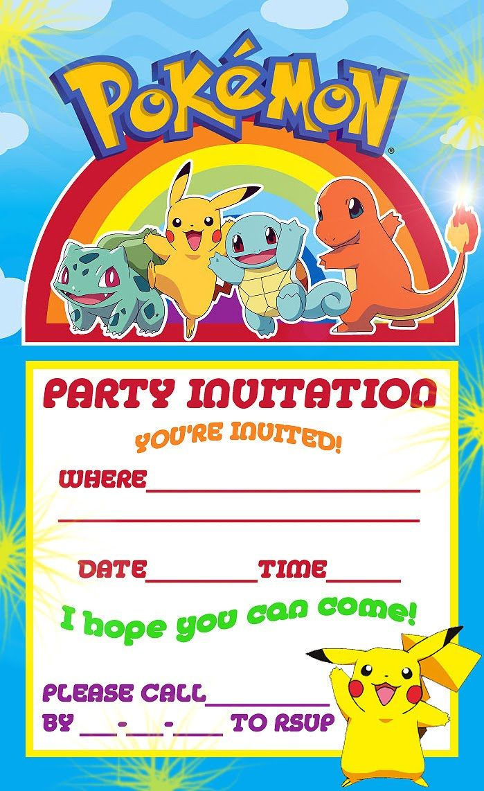 Pokemon Theme For A Kids Birthday Party Williams Pokeman B Party regarding dimensions 699 X 1142