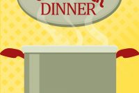 Pot Luck Dinner Free Printable Party Invitation Template with measurements 1080 X 1560