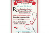 Prescription Pad Invitation Template Invitation Template Ideas regarding size 1104 X 1104