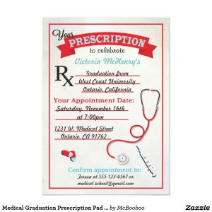 Prescription Pad Invitation Template Invitation Template Ideas regarding size 1104 X 1104