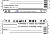 Printable Admit One Invitations Coolest Free Printables Weddeng pertaining to measurements 850 X 1100