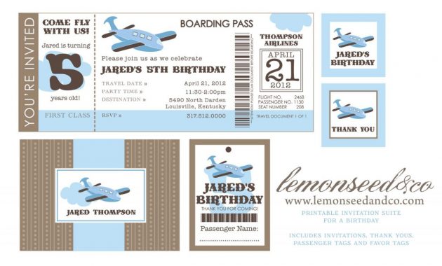 Printable Airline Ticket Invitation Template Fems Tours And within dimensions 1200 X 737