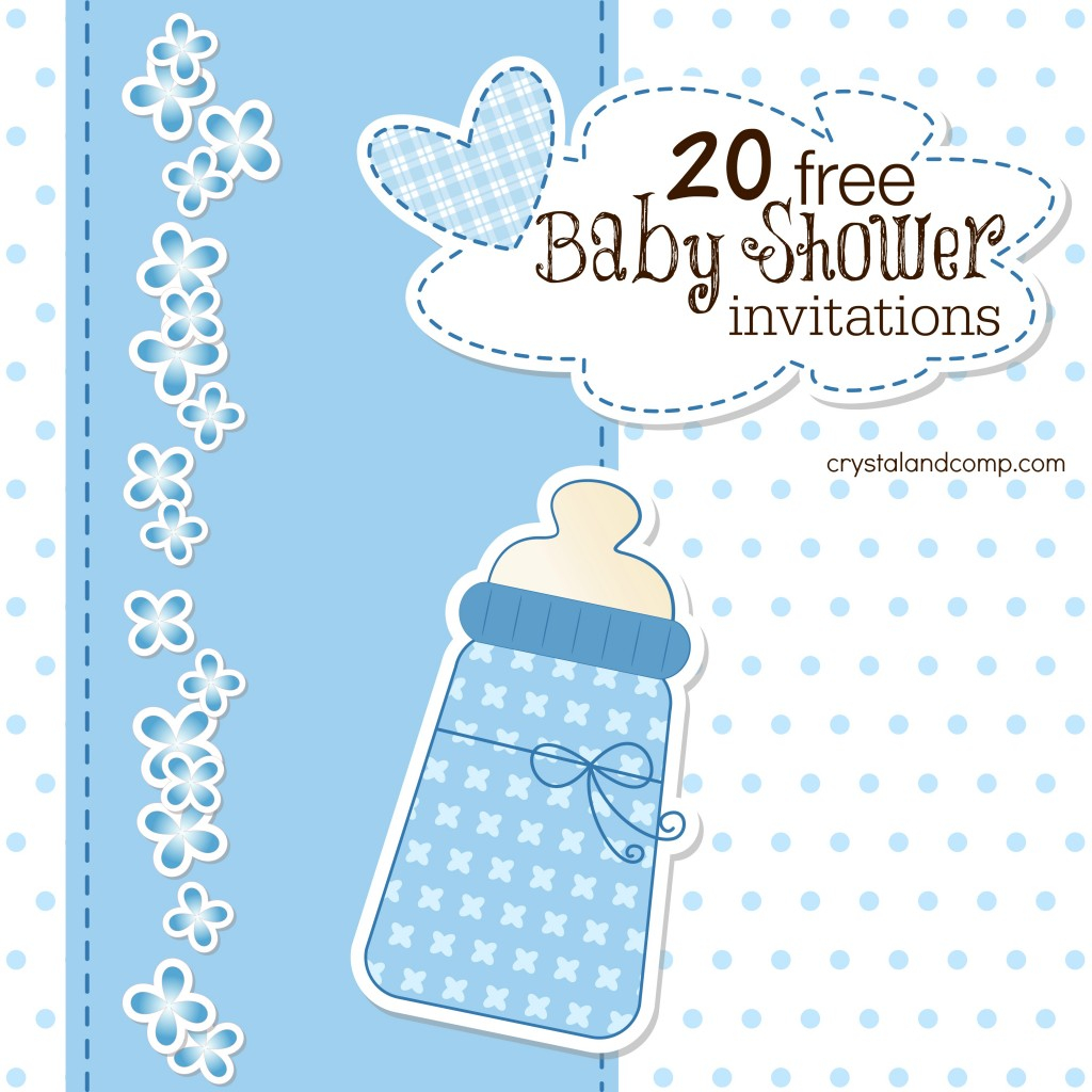 Printable Ba Shower Invitations in sizing 1024 X 1024