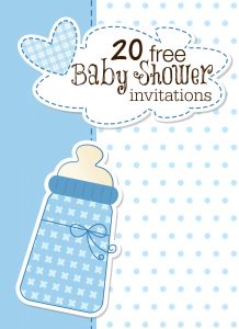 Printable Ba Shower Invitations inside size 2908 X 4000