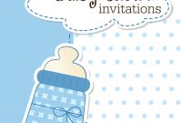 Printable Ba Shower Invitations intended for sizing 2908 X 4000