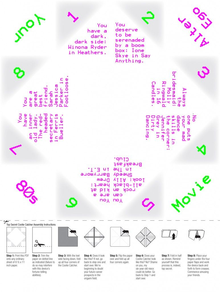 Printable Cootie Catchers Print Out Cootie Catchers Cootie pertaining to proportions 773 X 1024