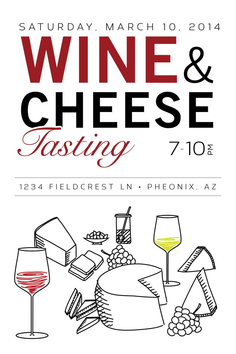Printable Editable 4x6 Wine Cheese Party Invitation And Etsy regarding sizing 794 X 1191