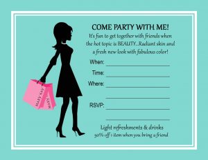 Printable Mary Kay Party Invitations Mary Kay Party Invitations Www throughout sizing 1677 X 1299