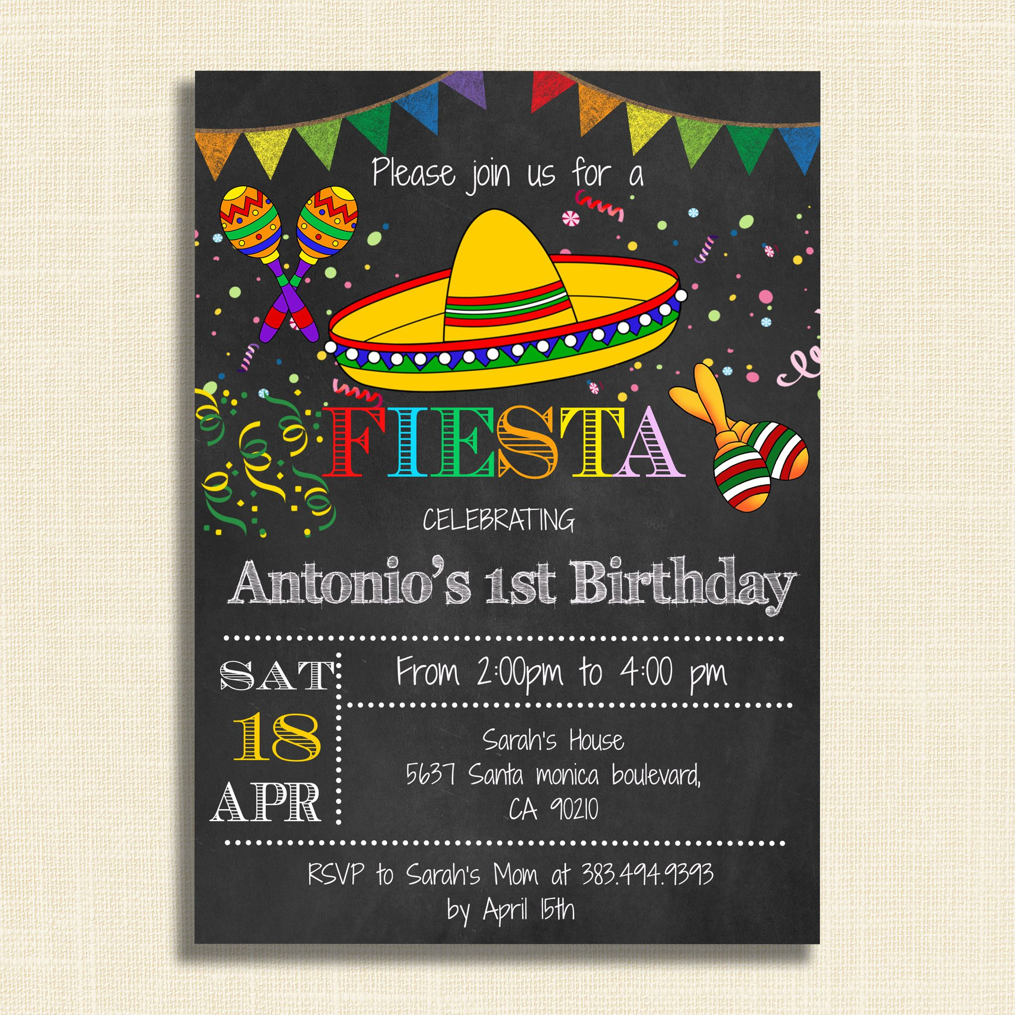 Printable Mexican Fiesta Party Invitations Diy Party Invitation in measurements 2048 X 2048