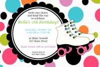 Printable Roller Skating Invitations Birthday Ideas In 2019 intended for dimensions 1500 X 1071