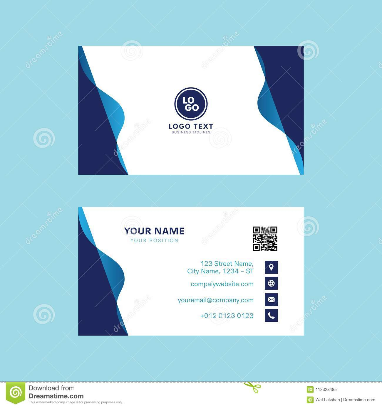 Professional Business Card Vector Design Invitation Card Template with regard to sizing 1300 X 1390