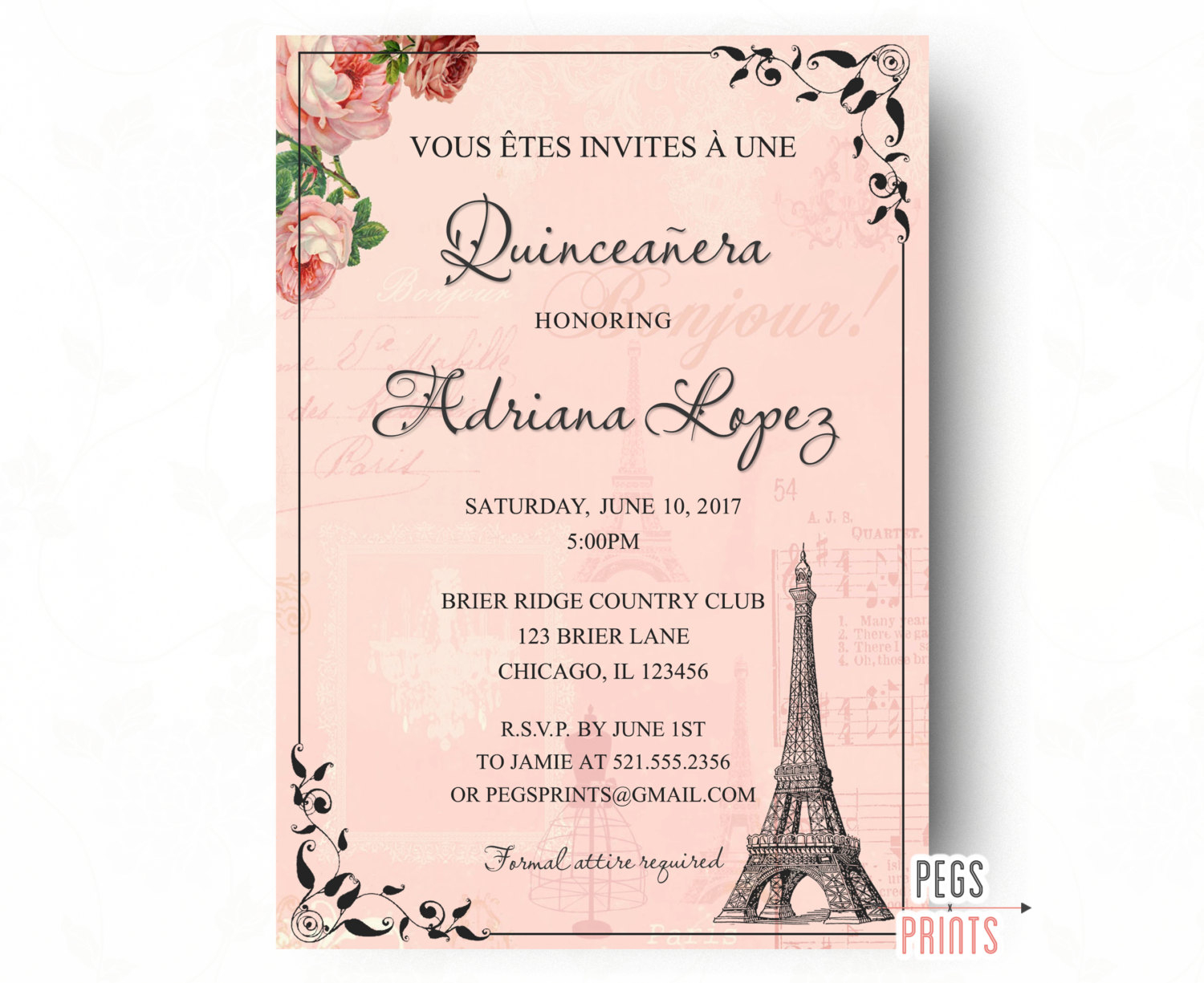 Quinceanera Invites Layoffsn intended for measurements 1500 X 1225