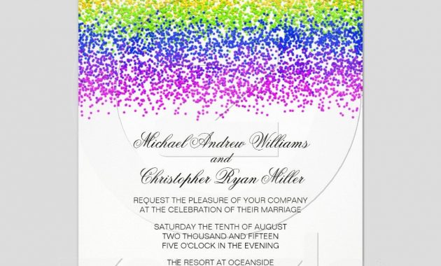 Rainbow Paint Heart Lesbian Wedding Bridesmaid Invitation In 2019 regarding dimensions 1024 X 1024