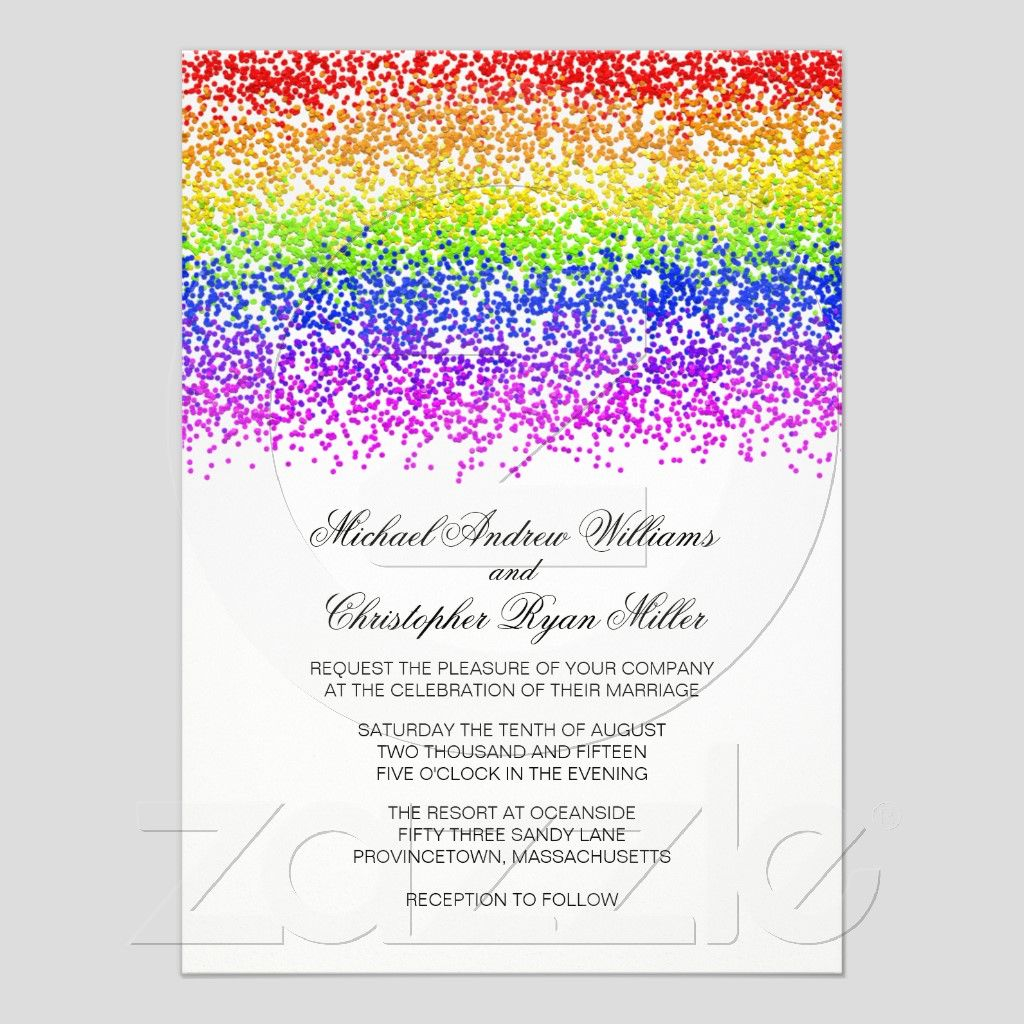 Rainbow Paint Heart Lesbian Wedding Bridesmaid Invitation In 2019 regarding dimensions 1024 X 1024