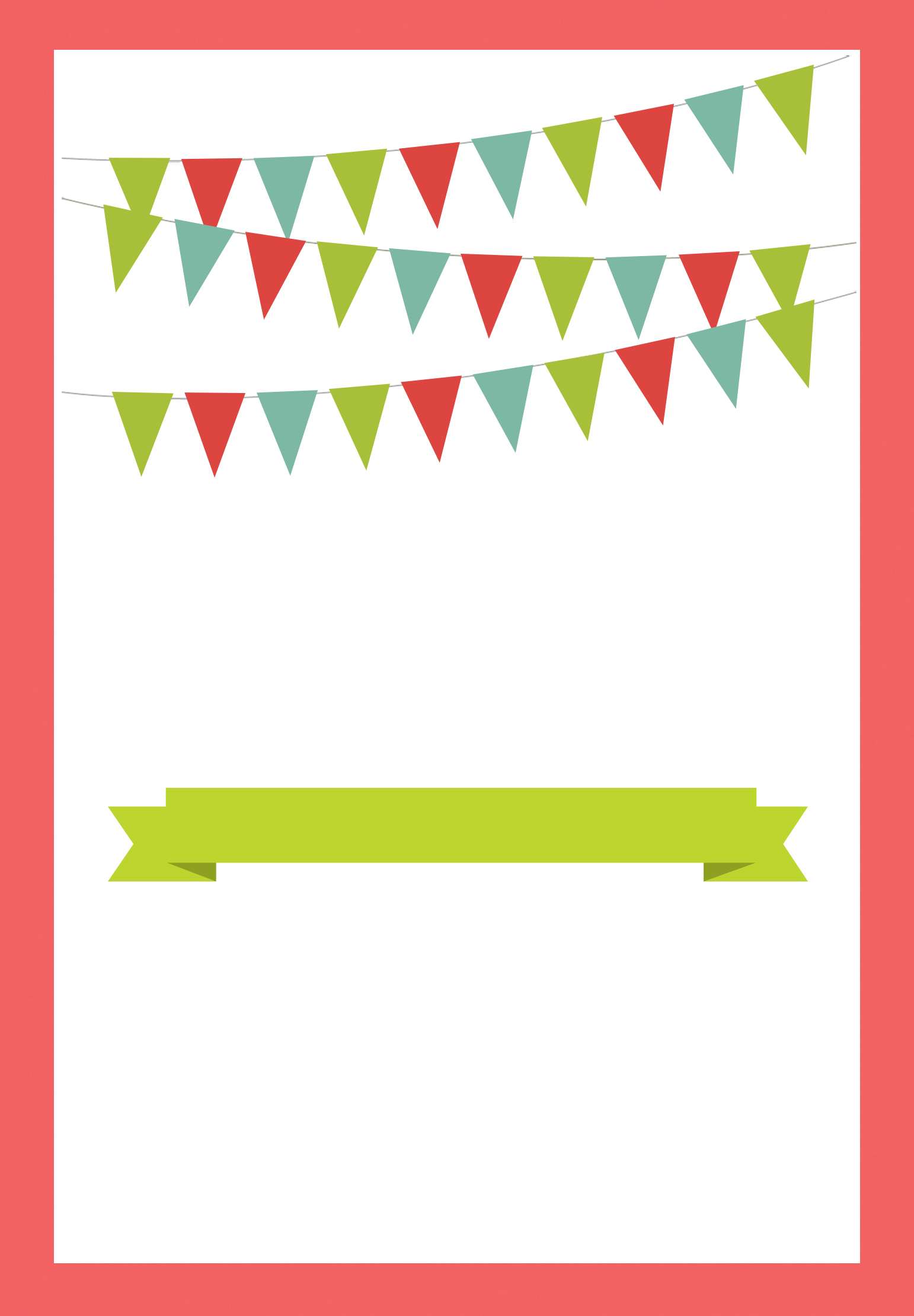 Red Pennants Free Printable Bbq Party Invitation Template intended for sizing 1542 X 2220