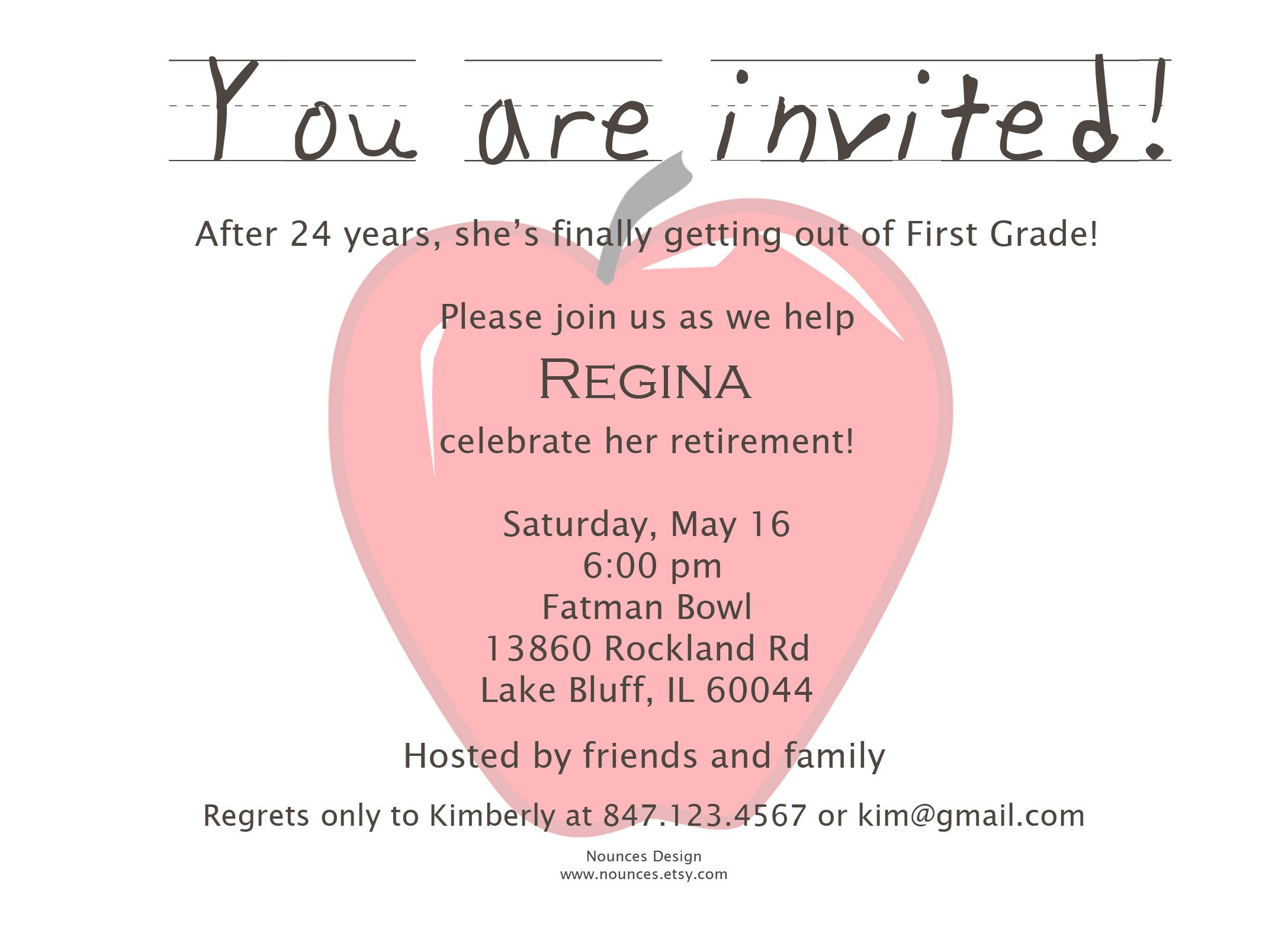 Retirement Party Invitation Cute Wording Might Need To See intended for measurements 2175 X 1575