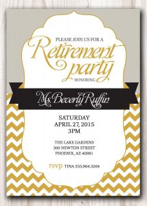 Retirement Party Invitation Template Microsoft Retirment Party throughout proportions 1071 X 1500