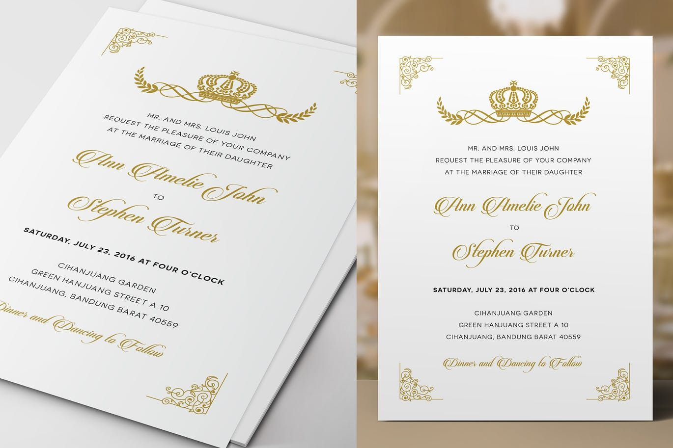Royal Wedding Invitation Template Psd Download Wedding Invitation with regard to size 1370 X 913