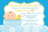 Rubber Duck Ba Shower Invitation Templates Ba Shower Ideas In with regard to measurements 1500 X 1071