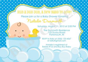 Rubber Duck Ba Shower Invitation Templates Ba Shower Ideas In with regard to measurements 1500 X 1071