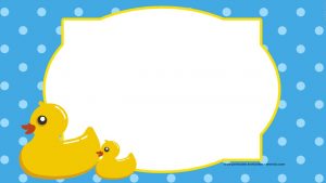 Rubber Duck Invitation Template Invitation Template Ideas intended for sizing 1280 X 720