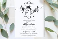 Rustic Bridal Shower Invitation Printable Tying The Knot Wedding throughout dimensions 1200 X 1300