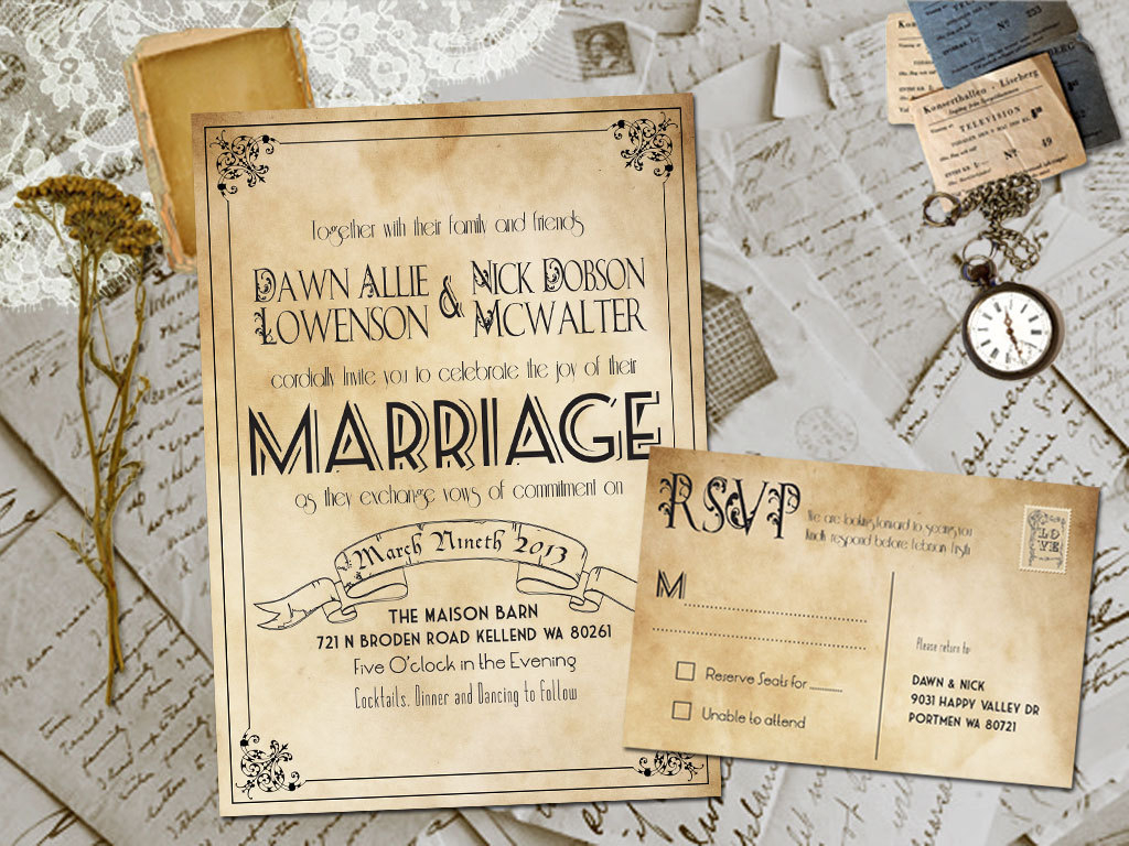 Rustic Wedding Invites Templates Template Business with regard to measurements 1024 X 768