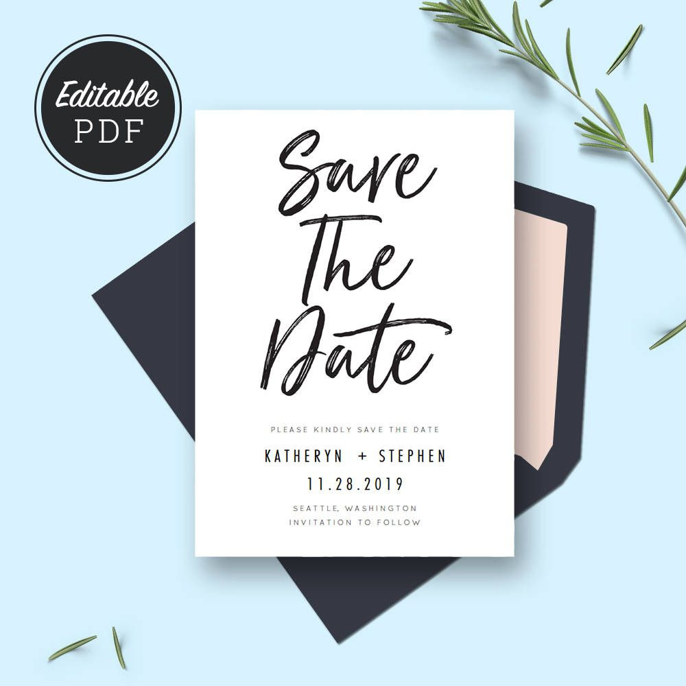 Save The Date Card Templates Wedding Save The Dates Printable with regard to measurements 1000 X 1000