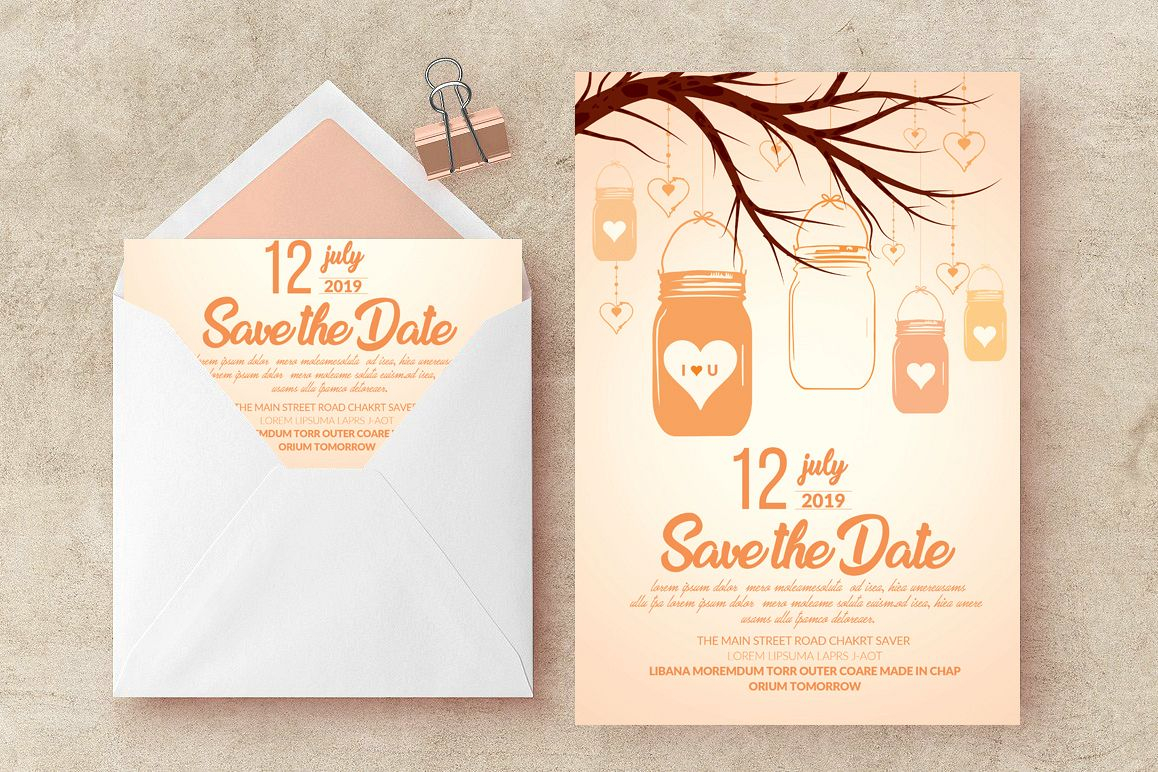 Save The Date Invitation Templates with dimensions 1158 X 772