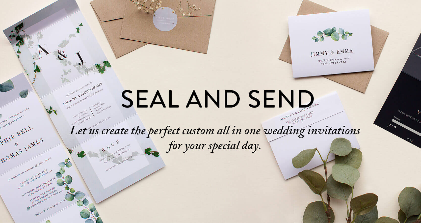 Send And Seal Wedding Invitations Paperlust within size 1700 X 900