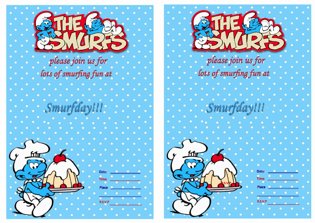 smurf-invitation-templates-business-template-ideas