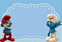 Smurfs Invitations And Party Free Printables For Boys Party Oh in measurements 1600 X 1066