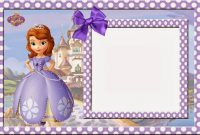 Sofia The First Free Printable Invitations Cards Or Photo Frames intended for proportions 794 X 510