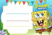 Spongebob Invitation Template Invitation Template Ideas pertaining to sizing 2100 X 1500