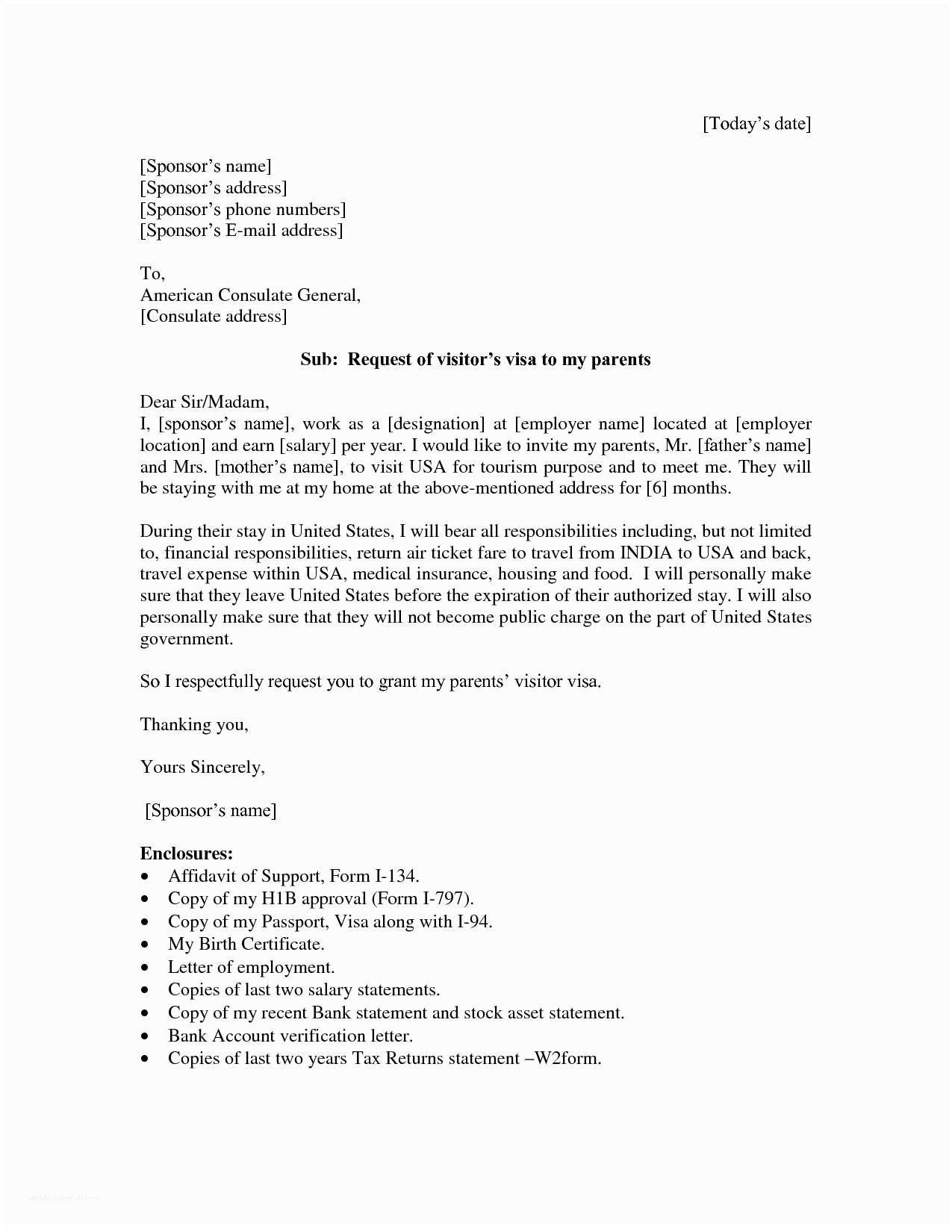 Sponsorship Letter For Visa Format Valid Visa Invitation Letter For regarding proportions 1275 X 1650