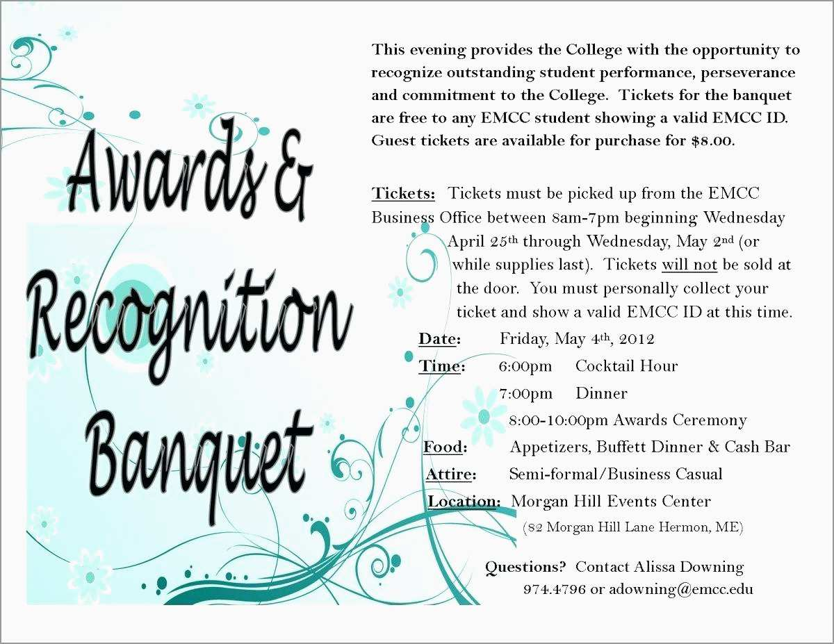 Sports Banquet Program Templates Free Wonderfully 38 Event Program regarding measurements 1200 X 927