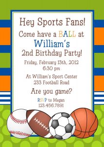 Sports Invitations Templates Free Party Party Ideas In 2019 inside proportions 1071 X 1500