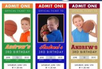 Sports Ticket Birthday Invitation Template Free Super Ticket with regard to dimensions 900 X 900