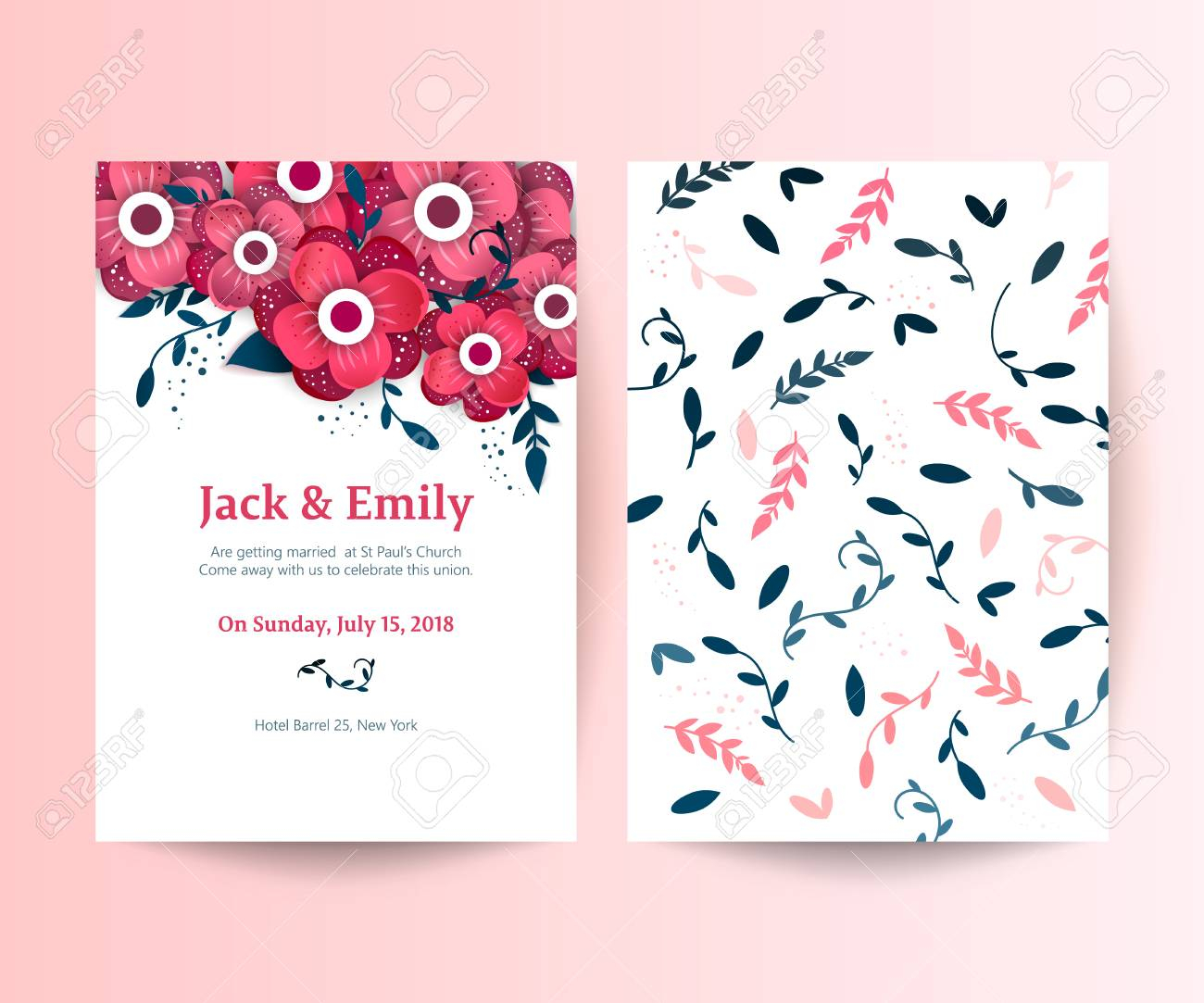 Spring Ornament Concept Floral Poster Invite Creative Delicate throughout measurements 1300 X 1083