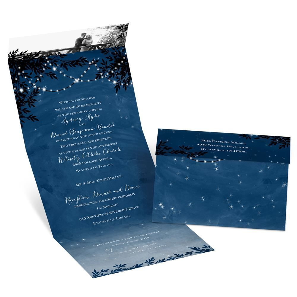 Starry Night Seal And Send Invitation Wedding Inspiration For My regarding sizing 1000 X 1000