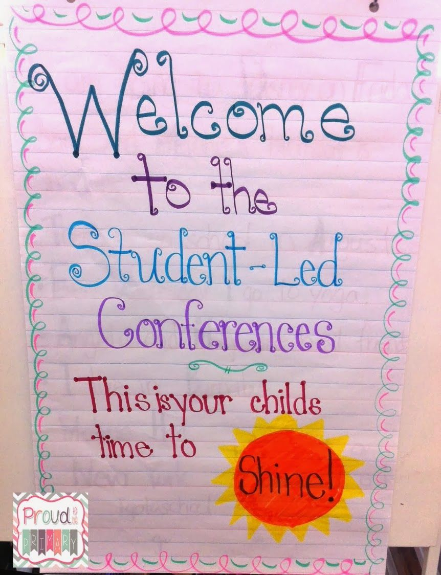 Student Led Conferences Ideas Are For First Grade But I Love The in sizing 862 X 1124