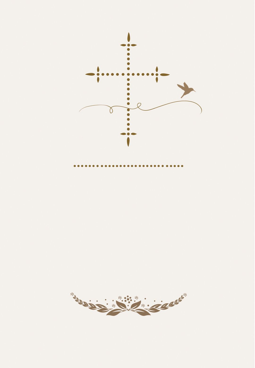 Stylized Cross Free Communion Invitation Template Greetings for dimensions 1080 X 1560