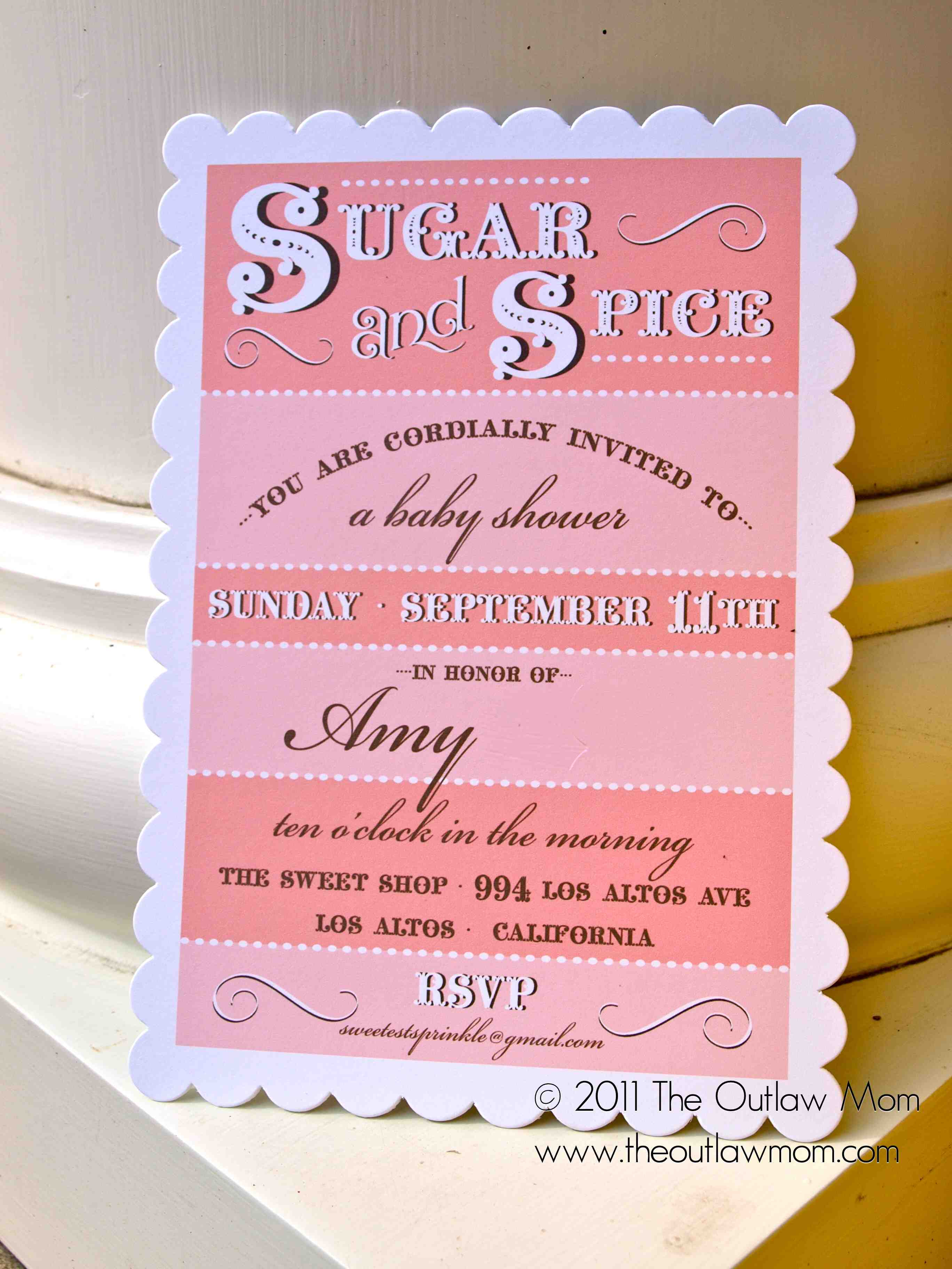 Sugar And Spice Ba Shower Invitations Way Of Using An throughout dimensions 2736 X 3648