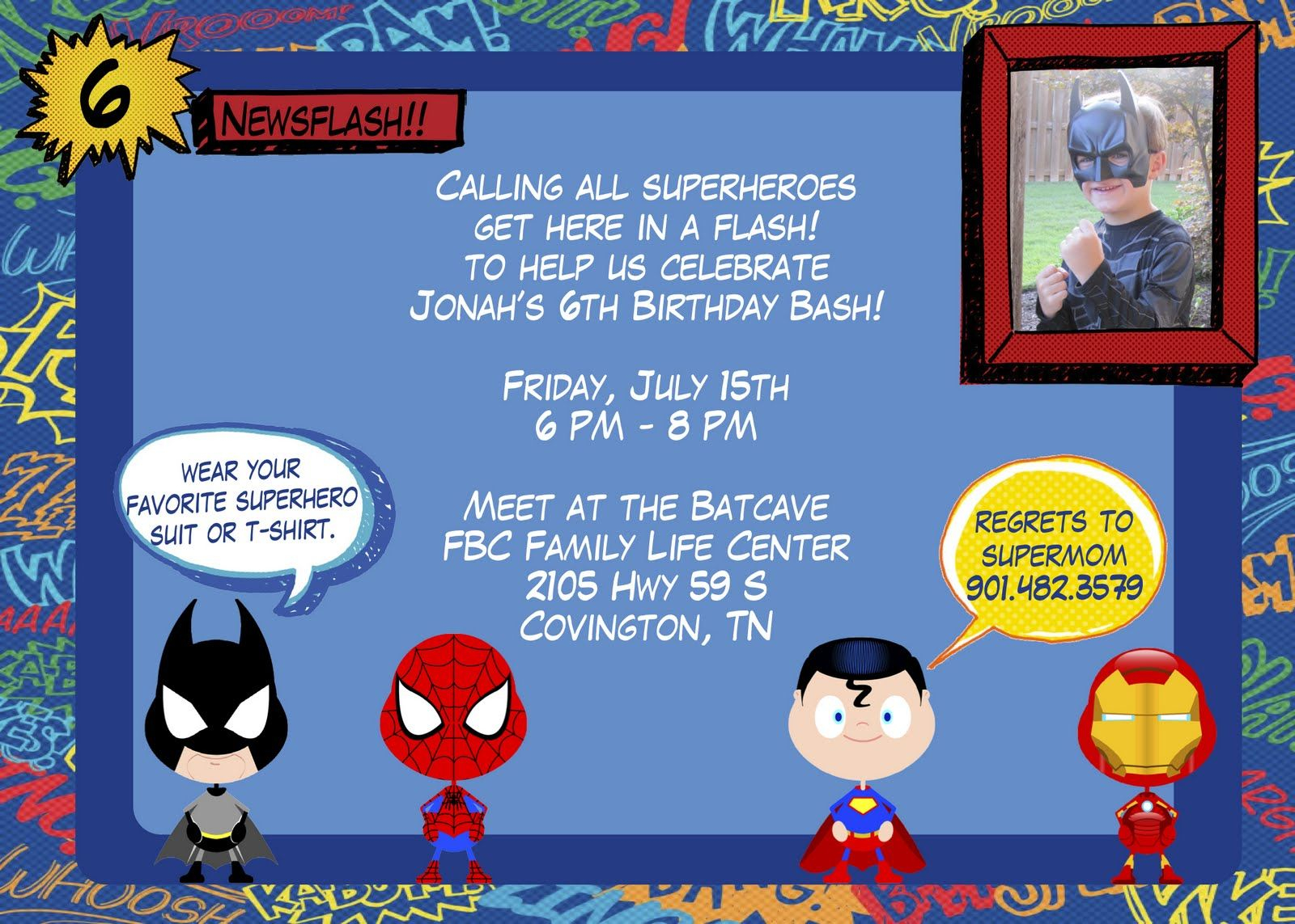 Superhero Party Invitations Template Best Template Collection in dimensions 1600 X 1143