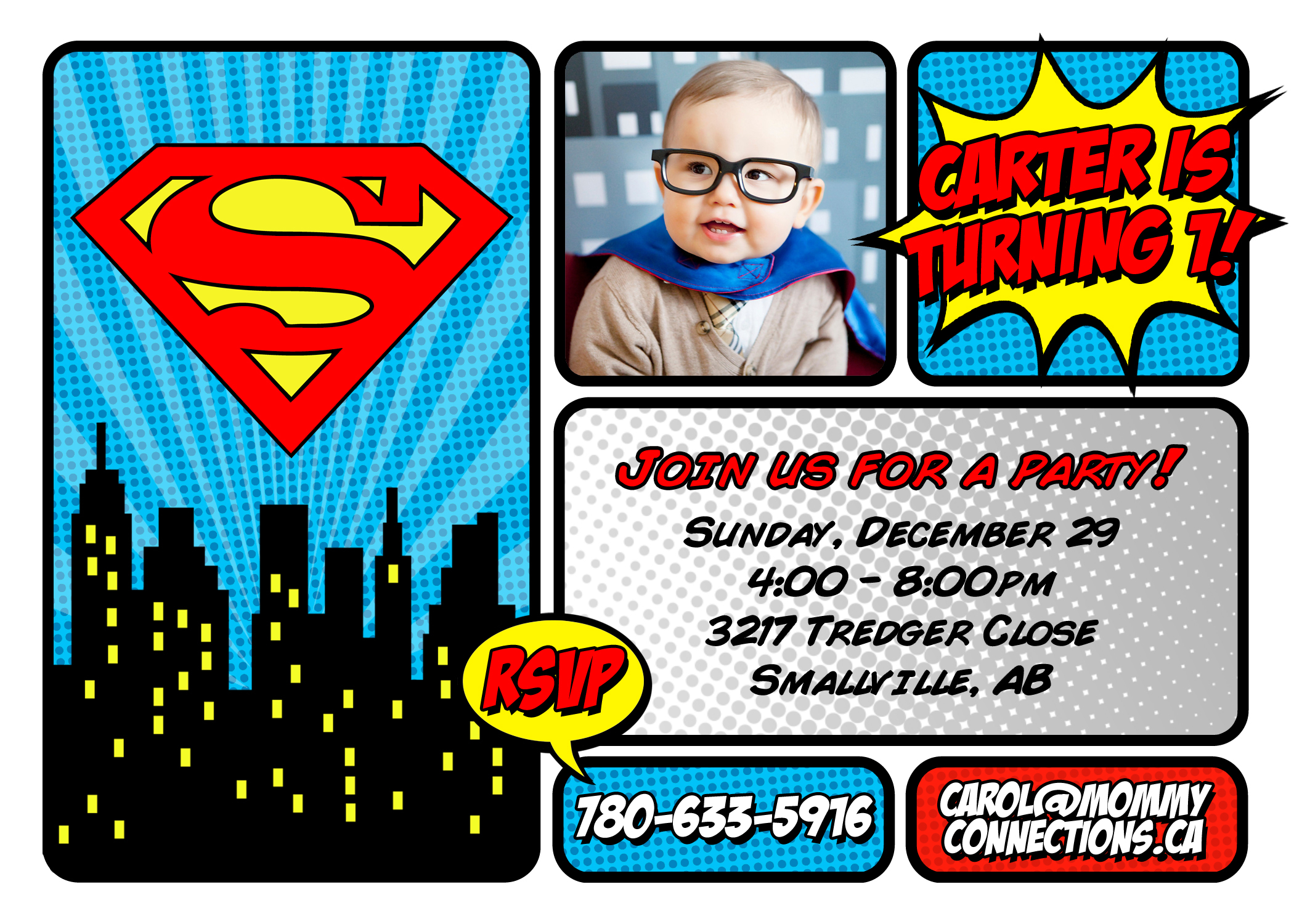 Superman Birthday Invitation Template Invitation Templates Free with size 2100 X 1500