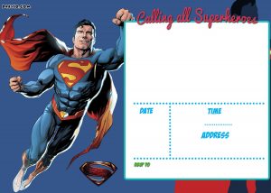 Superman Invitations Templates Free Sansurabionetassociats with sizing 2100 X 1500