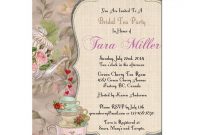 Tea Party Invitation Template High Tea Party Invitations Free pertaining to sizing 1360 X 1360