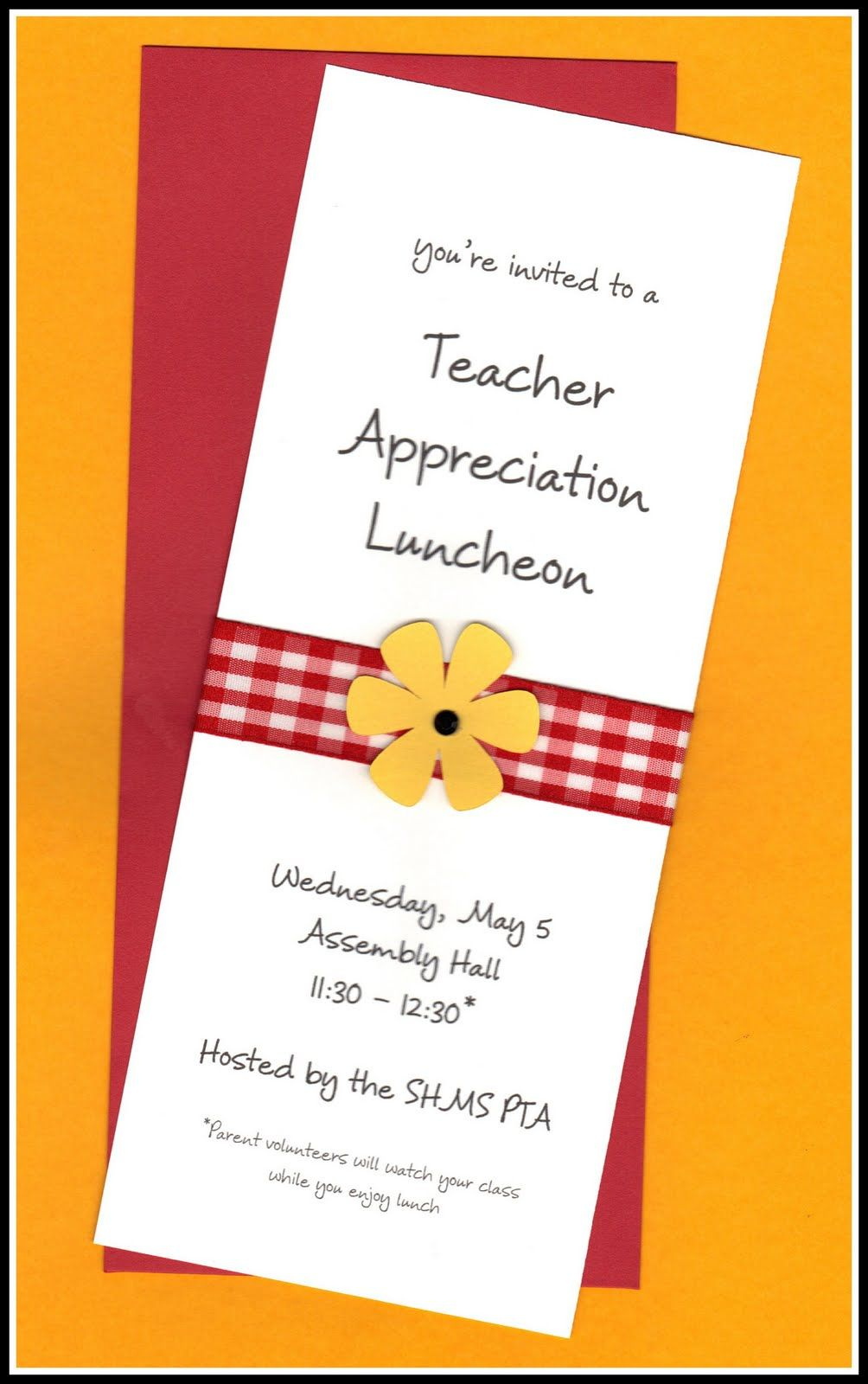 Teacher Appreciation Invitation Wording Teacher Appreciation with sizing 1004 X 1600