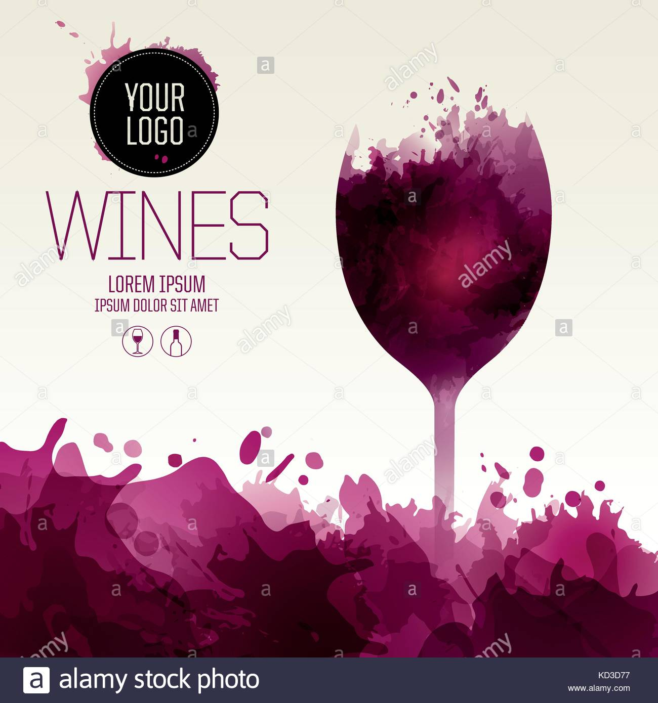 Template Design Suitable For Wine List Wine Tasting Invitation Or throughout size 1300 X 1390